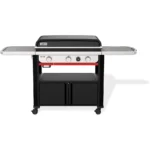 Plancha gaz WEBER 76 cm sur chariot