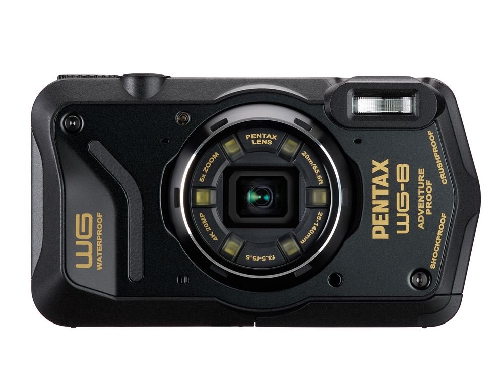 Appareil-photo-compact-numerique-Pentax-WG-8-Noir.jpg Appareil photo compact numérique Pentax WG-8 Noir – Image 1